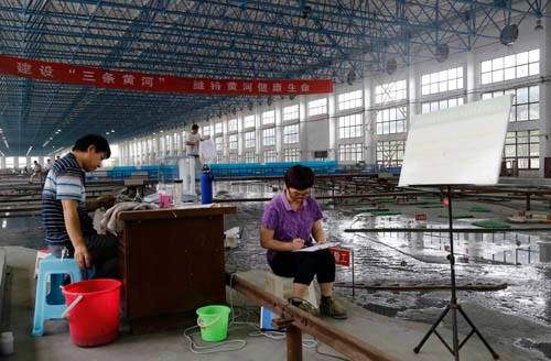 神龍水泵承擔“模型黃河”主供水泵重任